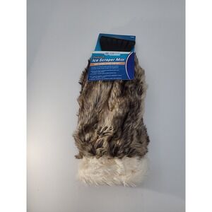 SUBZERO PREMIUM FAUX RABBIT FUR SCRAPER MITT 9" SCRAPER AND CHIPPER NEW WITH TAG